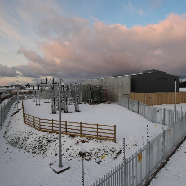 Construction of wind farm grid park